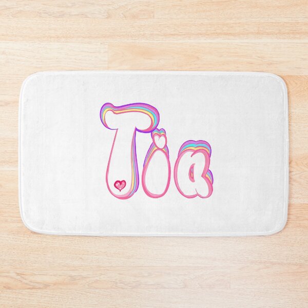 Item preview, Tia Name - popular girls firstname in white and pastel. Personalized custom gifts for women and girls named Tia designed and sold by Artonmytee.