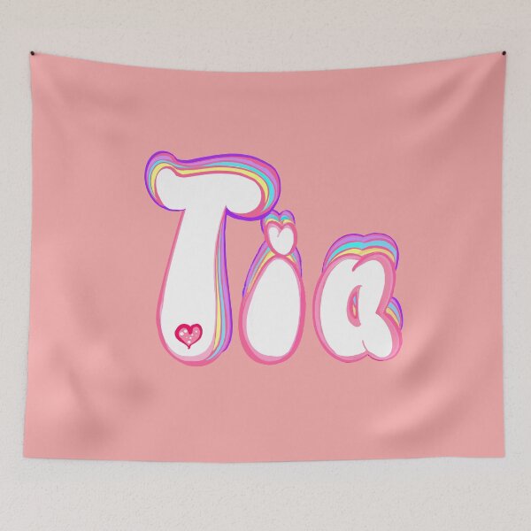 Item preview, Tia Name - popular girls firstname in white and pastel. Personalized custom gifts for women and girls named Tia designed and sold by Artonmytee.