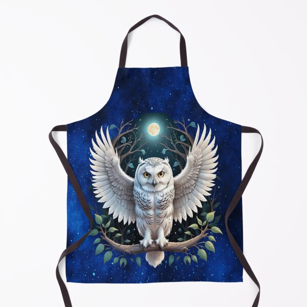Item preview, Enchanted Snow Owl – Moonlit Forest Spirit Guardian designed and sold by MysticOzzy.