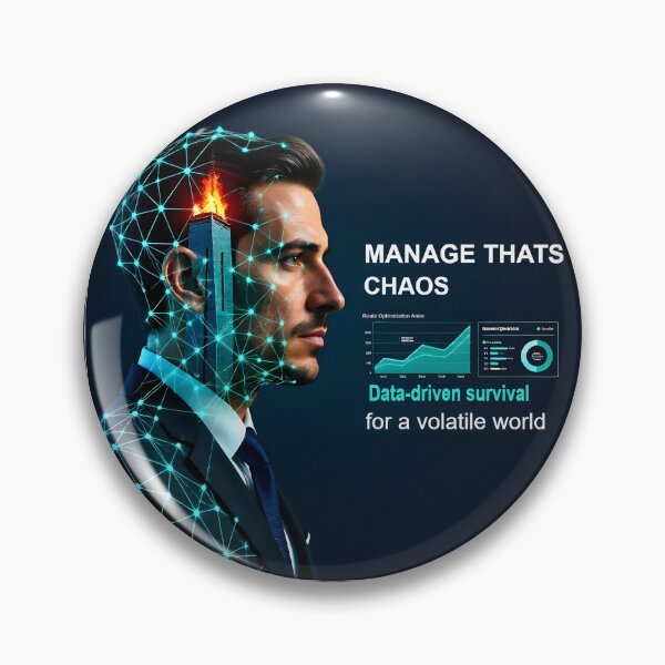 Item preview, "Manage the Chaos — Data‑Driven Survival for a Volatile World" designed and sold by Creative-RE.