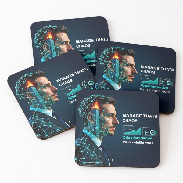 Item preview, "Manage the Chaos — Data‑Driven Survival for a Volatile World" designed and sold by Creative-RE.