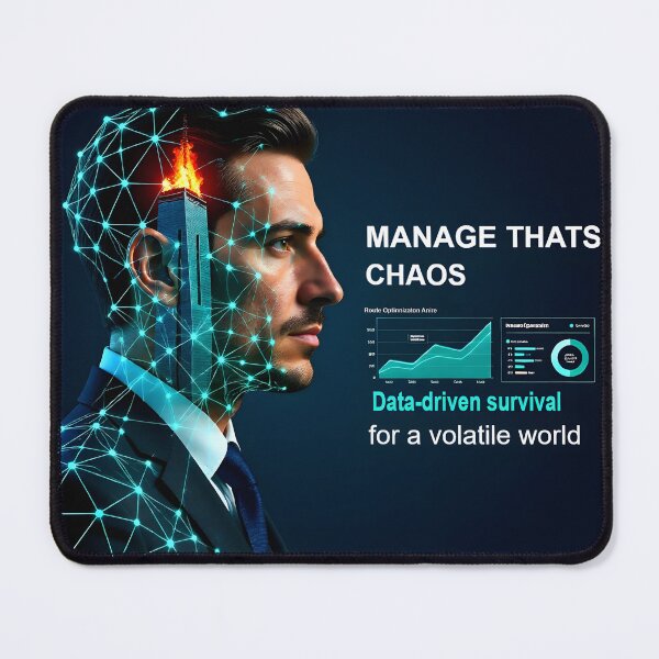 Item preview, "Manage the Chaos — Data‑Driven Survival for a Volatile World" designed and sold by Creative-RE.