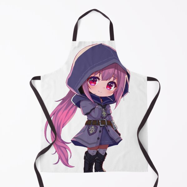 Item preview, Pink-Haired Chibi Anime Girl with Dark Hoodie designed and sold by Infinite Art.