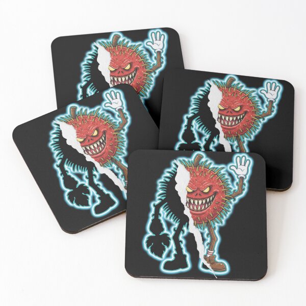 Item preview, The Forbidden Rambutan - Vintage Monster Cartoon Style designed and sold by MBBialyPiksel.