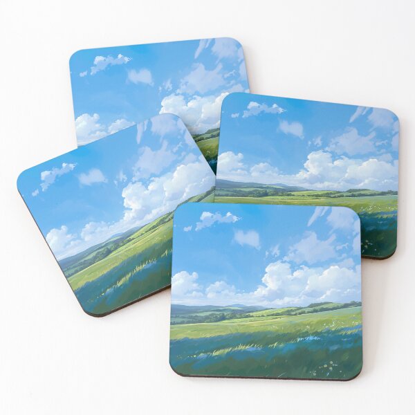 Item preview, Lush Green Hills Under Clear Sky designed and sold by Christian Weiss.