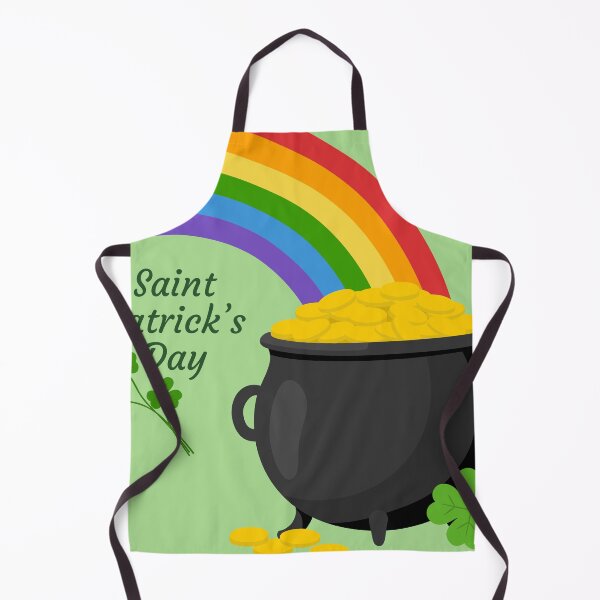 Item preview, Lucky Pot of Gold with Rainbow - Festive Saint Patrick's Day Graphic designed and sold by AllaMashycheva.