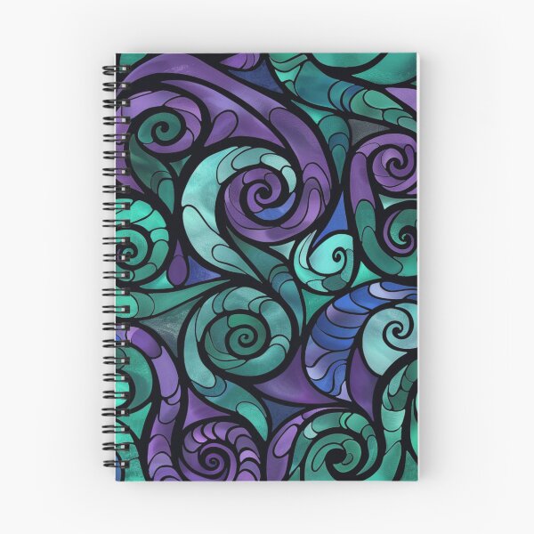 Item preview, New Zealand Māori Paua Pattern Koru Design 852 designed and sold by GrinGalore.
