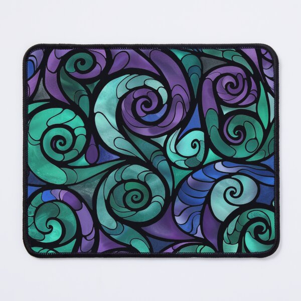 Item preview, New Zealand Māori Paua Pattern Koru Design 852 designed and sold by GrinGalore.