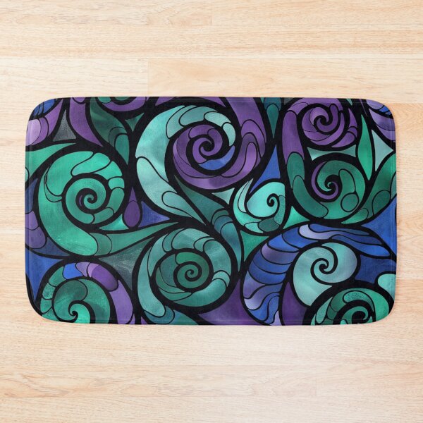 Item preview, New Zealand Māori Paua Pattern Koru Design 852 designed and sold by GrinGalore.