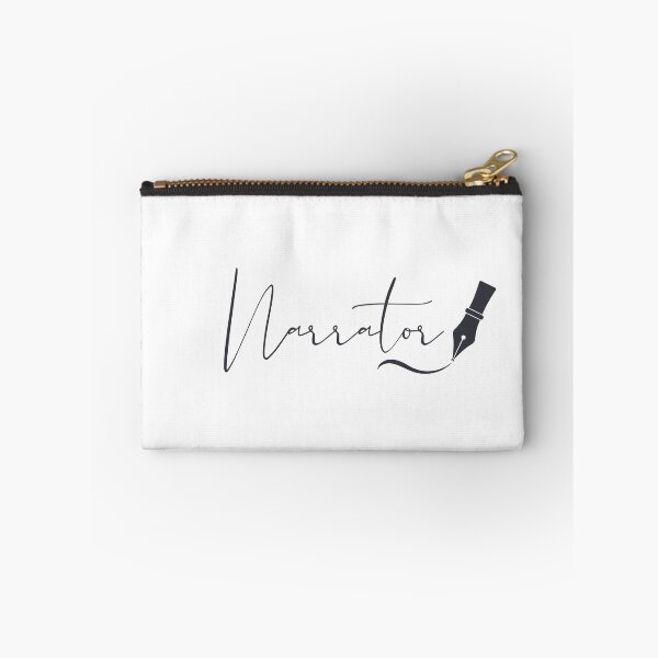 Item preview, Narrator Fountain Pen Script – Charcoal Ink Writing Design designed and sold by PKDWriterMerch.