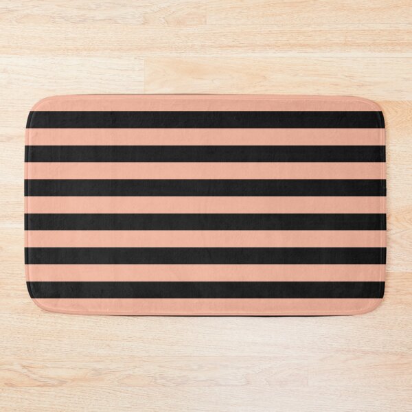 Item preview, Striped Black And Peach Pattern designed and sold by pattern-archive.