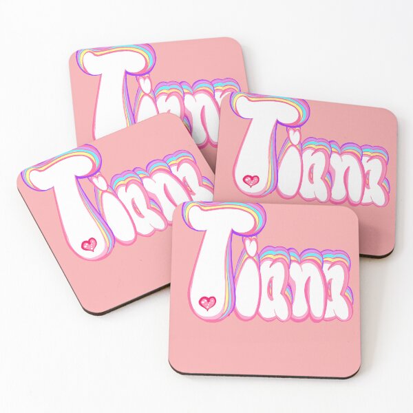 Item preview, Tiana Popular Girls and womens Personalized Custom name pink and pastels designed and sold by Artonmytee.