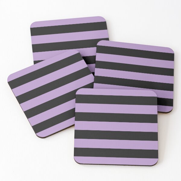 Item preview, Striped Black And Purple Pattern designed and sold by pattern-archive.