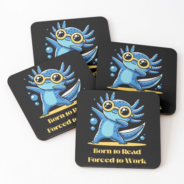 Item preview, Readsalotl-funny reading, axolotl, bookworm, reading lover designed and sold by ChameraDesign.