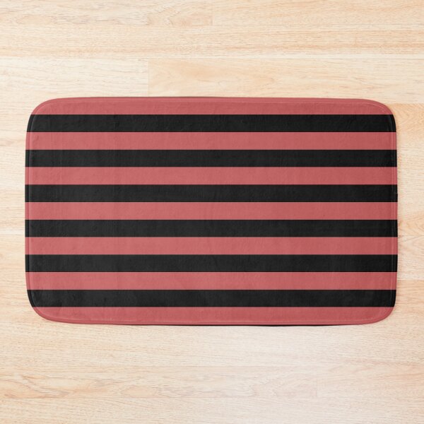 Item preview, Striped Black And Pastel Red Pattern designed and sold by pattern-archive.