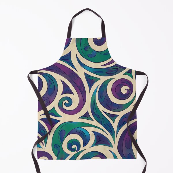 Item preview, New Zealand Māori Paua Pattern Koru Design 853 designed and sold by GrinGalore.