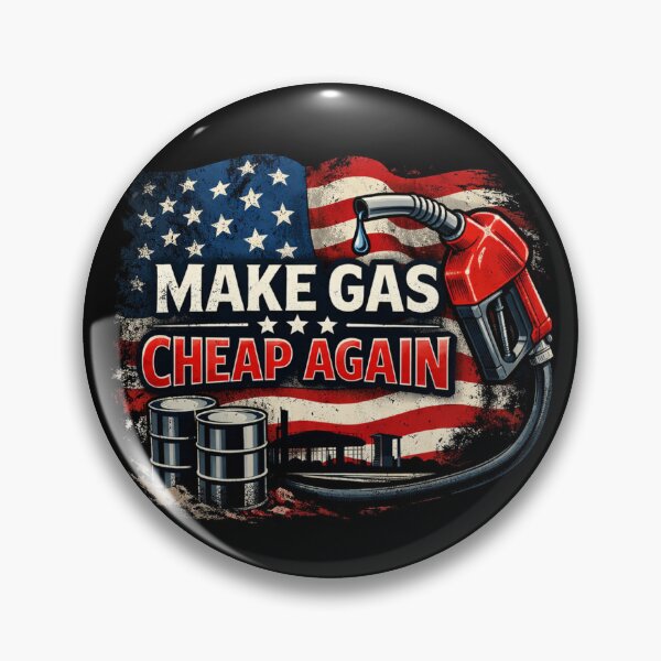 Item preview, Make Gas Cheap Again – Funny Trump Gas Price Humor Retro Parody Design designed and sold by flowerpower999.
