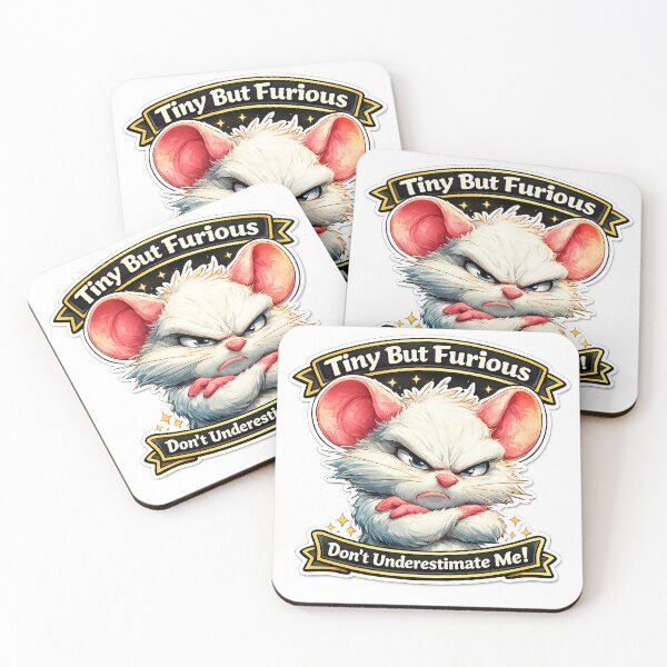 Item preview, Tiny But Furious Angry Mouse designed and sold by Mastermind-Art.