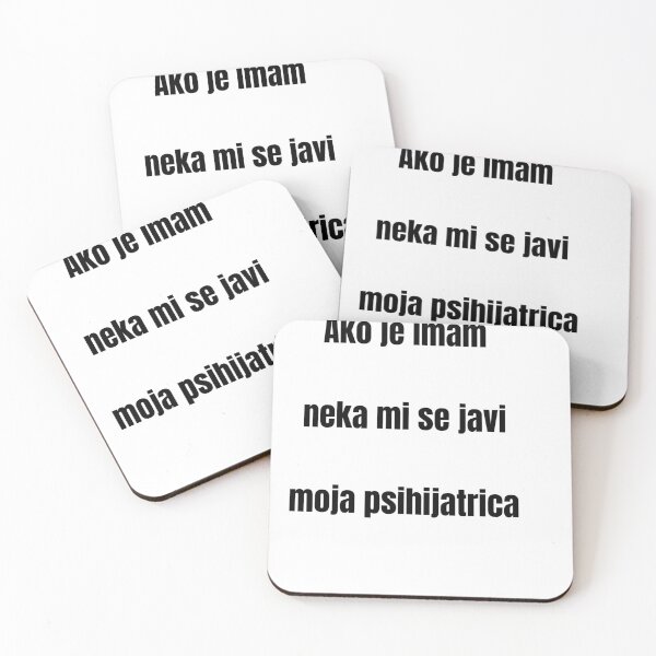 Item preview, Nek mi se javi psihijatrica humor designed and sold by Dmitrij63.
