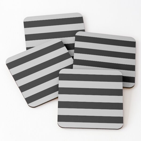 Item preview, Striped Black And Silver Pattern designed and sold by pattern-archive.