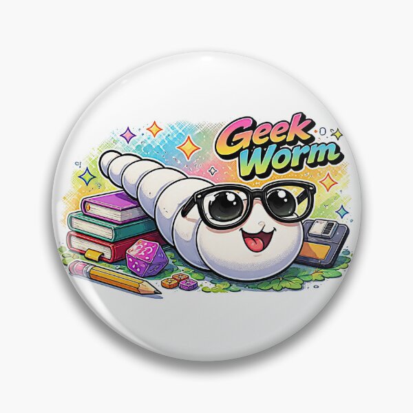 Item preview, worm geek 80th designed and sold by NubesDesignCH.