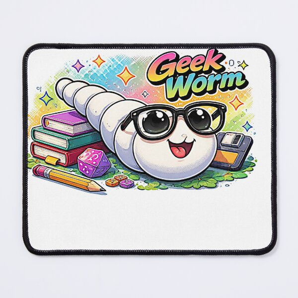 Item preview, worm geek 80th designed and sold by NubesDesignCH.