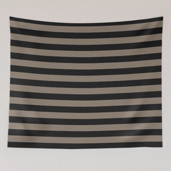 Item preview, Striped Black And Taupe Pattern designed and sold by pattern-archive.