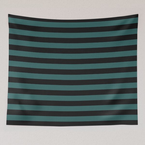 Item preview, Striped Black And Teal Pattern designed and sold by pattern-archive.