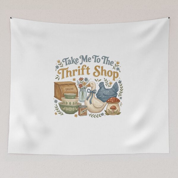 Item preview, Take Me to The Thrift Shop Vintage Cottagecore Aesthetic  designed and sold by FrankIsabel.