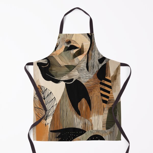 Item preview, Geometric Labrador retriever and Leaf Pattern designed and sold by lautir.