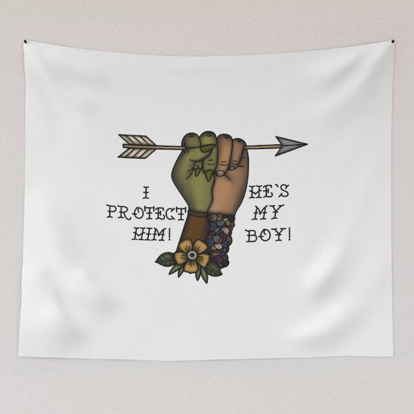 Item preview, Nott The Brave "He's My Boy" Quote designed and sold by LunarAshesArt.