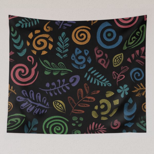 Item preview, New Zealand Māori Paua Pattern Koru Design 854 designed and sold by GrinGalore.