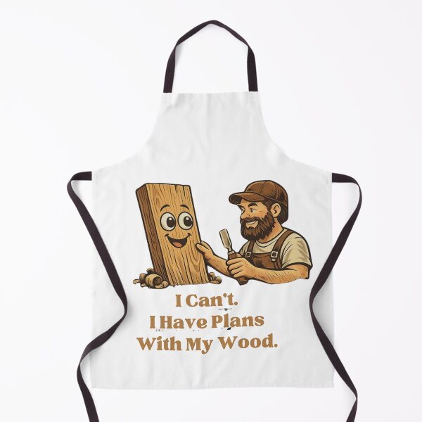 Item preview, Funny Woodworking Shirt – I Can't I Have Plans With My Wood | Carpenter Humor Gift designed and sold by HubCreates.