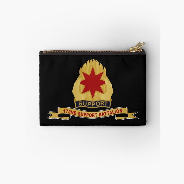 Item preview, Army - 172nd Support Battalion - DUI w White Outline - Br - Ribbon X 300 designed and sold by Military Insignia Products.
