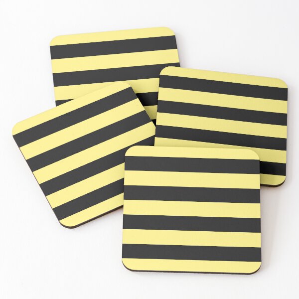 Item preview, Striped Black And Yellow Pattern designed and sold by pattern-archive.