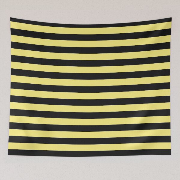 Item preview, Striped Black And Yellow Pattern designed and sold by pattern-archive.