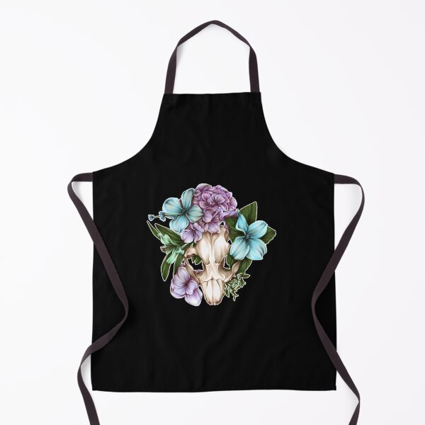 Item preview, Beaver Skull With Purple Flowers designed and sold by hwmllphwt65.