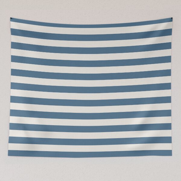 Item preview, Striped Blue And Cream Pattern designed and sold by pattern-archive.