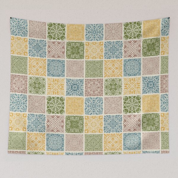 Item preview, Boho Tile Pattern designed and sold by CurioEphemeres.