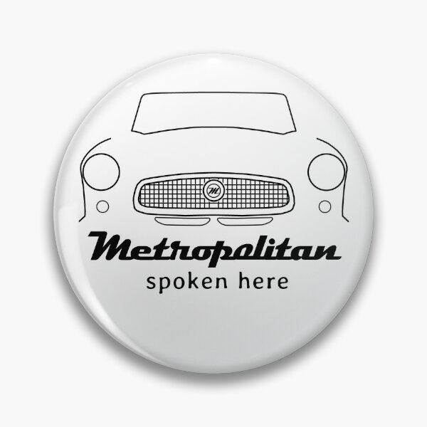 Item preview, Nash Metropolitan 1950s classic car "spoken here" (black) designed and sold by soitwouldseem.