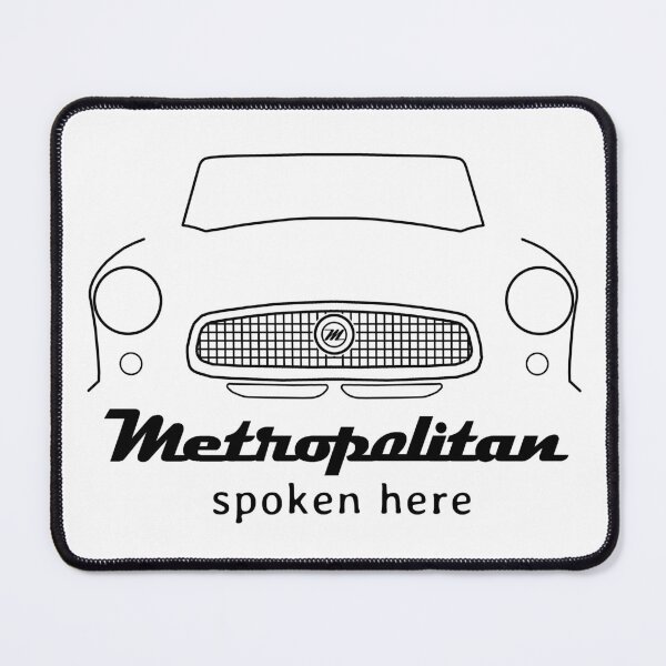 Item preview, Nash Metropolitan 1950s classic car "spoken here" (black) designed and sold by soitwouldseem.