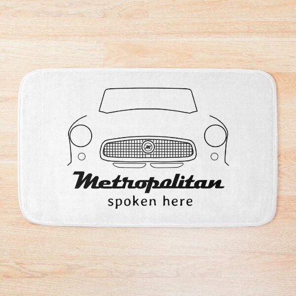 Item preview, Nash Metropolitan 1950s classic car "spoken here" (black) designed and sold by soitwouldseem.