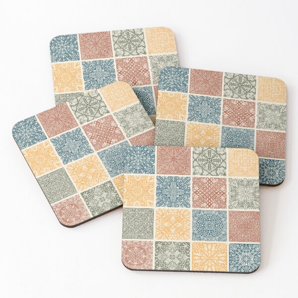 Item preview, Boho Variation Tile Pattern designed and sold by CurioEphemeres.