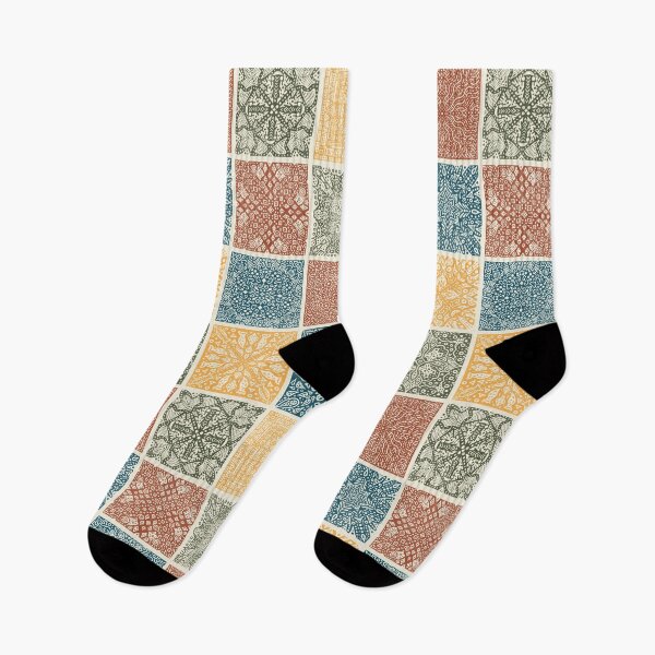Item preview, Boho Variation Tile Pattern designed and sold by CurioEphemeres.