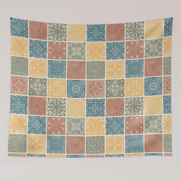 Item preview, Boho Variation Tile Pattern designed and sold by CurioEphemeres.
