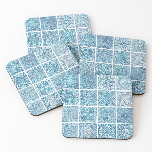 Item preview, Blue Mosaic Tile designed and sold by CurioEphemeres.