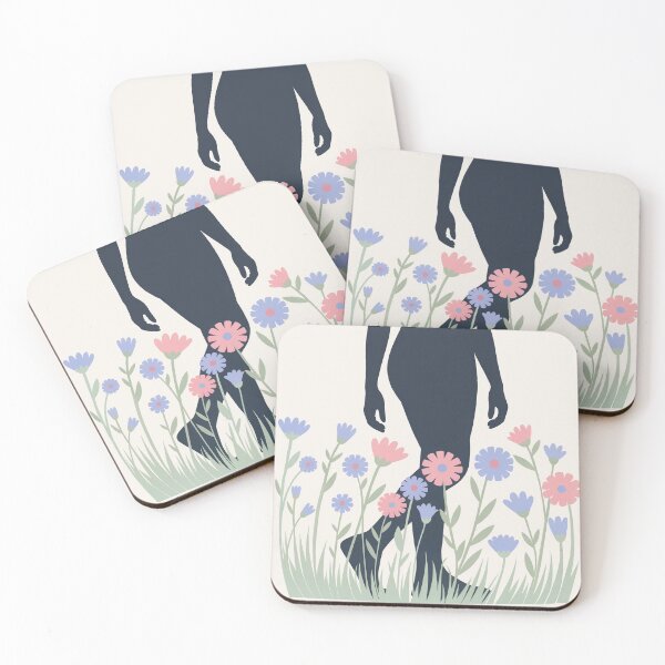 Item preview, Soft Steps Walking Through Wildflowers Art designed and sold by TrendMorphic.