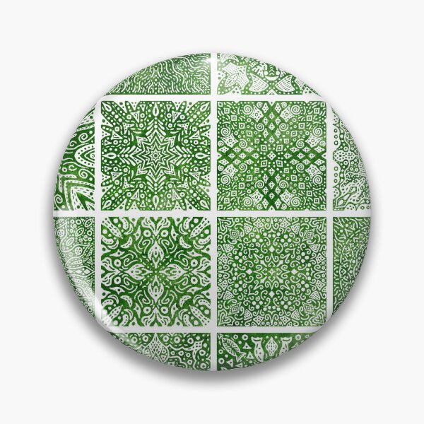 Item preview, Green Mosaic Tile designed and sold by CurioEphemeres.