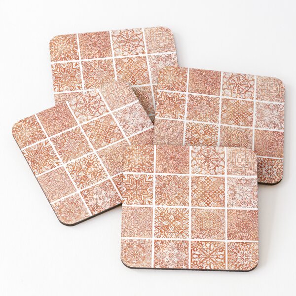 Item preview, Orange Mosaic Tile designed and sold by CurioEphemeres.
