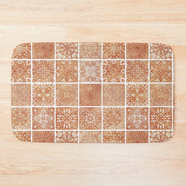 Item preview, Orange Mosaic Tile designed and sold by CurioEphemeres.